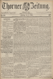 Thorner Zeitung : Gegründet 1760. 1877, Nro. 109 (13 Mai) + dod.