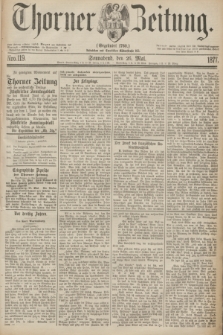 Thorner Zeitung : Gegründet 1760. 1877, Nro. 119 (26 Mai)