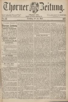 Thorner Zeitung : Gegründet 1760. 1877, Nro. 121 (29 Mai)