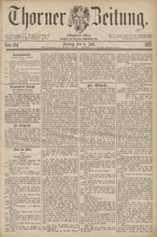 Thorner Zeitung : Gegründet 1760. 1877, Nro. 154 (6 Juli)