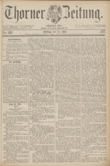 Thorner Zeitung : Gegründet 1760. 1877, Nro. 160 (13 Juli)
