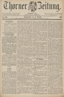Thorner Zeitung : Gegründet 1760. 1877, Nro. 191 (18 August)