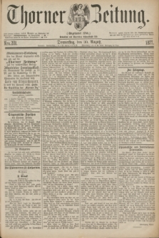 Thorner Zeitung : Gegründet 1760. 1877, Nro. 201 (30 August)