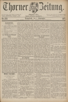 Thorner Zeitung : Gegründet 1760. 1877, Nro. 203 (1 September)
