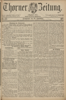 Thorner Zeitung : Gegründet 1760. 1877, Nro. 227 (29 September)