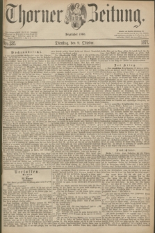 Thorner Zeitung : Begründet 1760. 1877, Nro. 235 (9 Oktober)