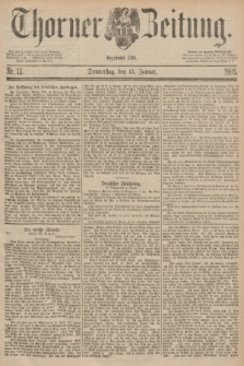 Thorner Zeitung : Begründet 1760. 1885, Nr. 12 (15 Januar)