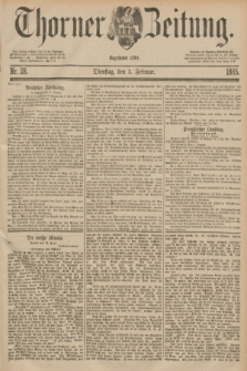 Thorner Zeitung : Begründet 1760. 1885, Nr. 28 (3 Februar)