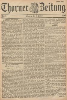 Thorner Zeitung. 1896, Nr. 4 (5 Januar) - Zweites Blatt