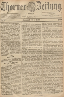Thorner Zeitung : Begründet 1760. 1896, Nr. 9 (11 Januar) + dod.