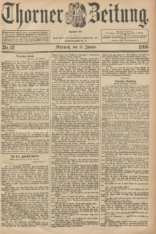 Thorner Zeitung : Begründet 1760. 1896, Nr. 12 (15 Januar)