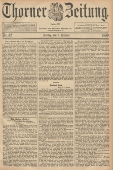 Thorner Zeitung : Begründet 1760. 1896, Nr. 32 (7 Februar)