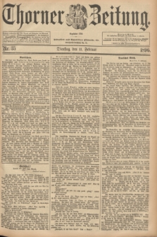 Thorner Zeitung : Begründet 1760. 1896, Nr. 35 (11 Februar)