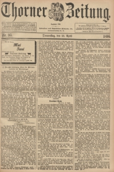 Thorner Zeitung : Begründet 1760. 1896, Nr. 95 (23 April) + dod.