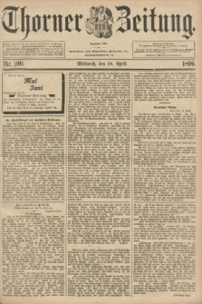 Thorner Zeitung : Begründet 1760. 1896, Nr. 100 (29 April)