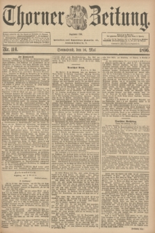 Thorner Zeitung : Begründet 1760. 1896, Nr. 114 (16 Mai)