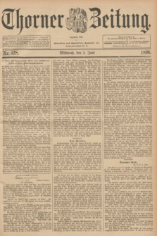 Thorner Zeitung : Begründet 1760. 1896, Nr. 128 (3 Juni)