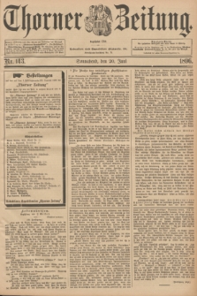 Thorner Zeitung : Begründet 1760. 1896, Nr. 143 (20 Juni)