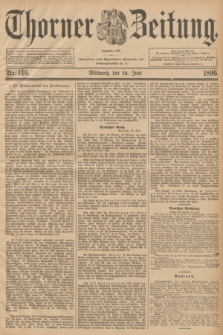Thorner Zeitung : Begründet 1760. 1896, Nr. 146 (24 Juni) + dod.