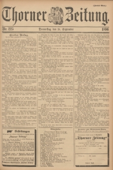 Thorner Zeitung. 1896, Nr. 225 (24 September) - Zweites Blatt
