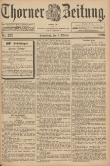 Thorner Zeitung : Begründet 1760. 1896, Nr. 233 (3 Oktober)