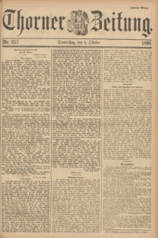Thorner Zeitung. 1896, Nr. 237 (8 Oktober) - Zweites Blatt