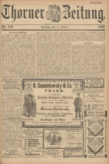 Thorner Zeitung. 1896, Nr. 240 (11 Oktober) - Drittes Blatt