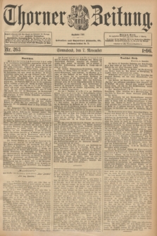 Thorner Zeitung : Begründet 1760. 1896, Nr. 263 (7 November) + dod.