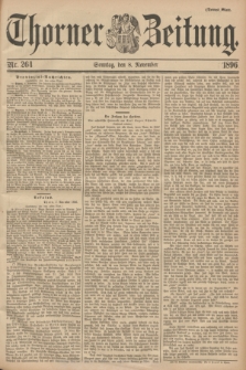 Thorner Zeitung. 1896, Nr. 264 (8 November) - Drittes Blatt + dod.