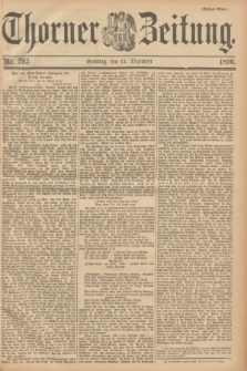 Thorner Zeitung. 1896, Nr. 293 (13 Dezember) - Drittes Blatt