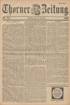 Thorner Zeitung. 1896, Nr. 297 (18 Dezember) - Zweites Blatt