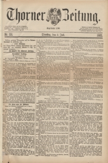 Thorner Zeitung : Begründet 1760. 1883, Nr. 151 (3 Juli)