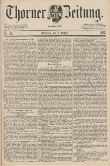 Thorner Zeitung : Begründet 1760. 1883, Nr. 182 (8 August)