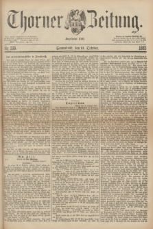 Thorner Zeitung : Begründet 1760. 1883, Nr. 239 (13 October)