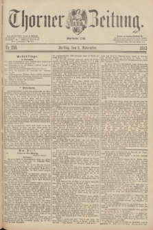Thorner Zeitung : Begründet 1760. 1883, Nr. 256 (2 November)