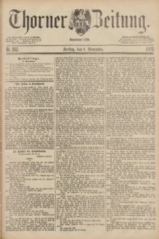 Thorner Zeitung : Begründet 1760. 1883, Nr. 262 (9 November)