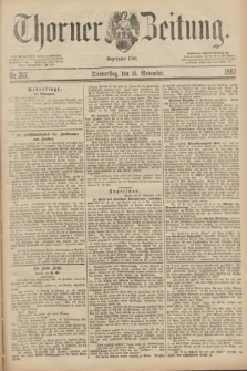 Thorner Zeitung : Begründet 1760. 1883, Nr. 267 (15 November)