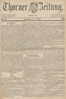 Thorner Zeitung : Begründet 1760. 1878, Nro. 56 (7 März)