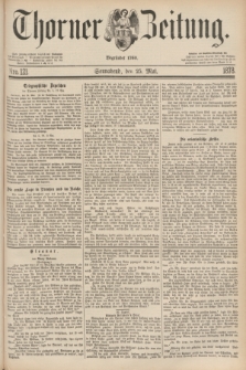 Thorner Zeitung : Begründet 1760. 1878, Nro. 121 (25 Mai)