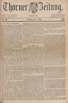 Thorner Zeitung : Begründet 1760. 1878, Nro. 157 (9 Juli)