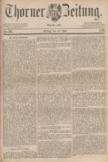 Thorner Zeitung : Begründet 1760. 1878, Nro. 166 (19 Juli)