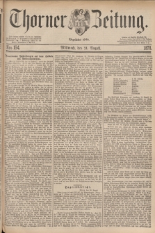 Thorner Zeitung : Begründet 1760. 1878, Nro. 194 (21 August)