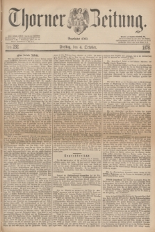 Thorner Zeitung : Begründet 1760. 1878, Nro. 232 (4 October)