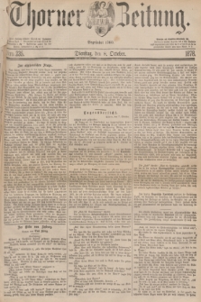 Thorner Zeitung : Begründet 1760. 1878, Nro. 235 (8 October)