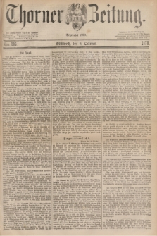 Thorner Zeitung : Begründet 1760. 1878, Nro. 236 (9 October)