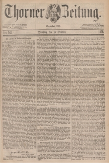 Thorner Zeitung : Begründet 1760. 1878, Nro. 241 (15 October)