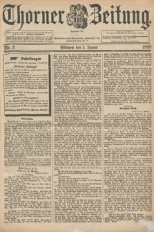 Thorner Zeitung : Begründet 1760. 1898, Nr. 3 (5 Januar)