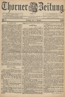 Thorner Zeitung : Begründet 1760. 1898, Nr. 5 (7 Januar)
