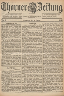 Thorner Zeitung : Begründet 1760. 1898, Nr. 6 (8 Januar) + dod.