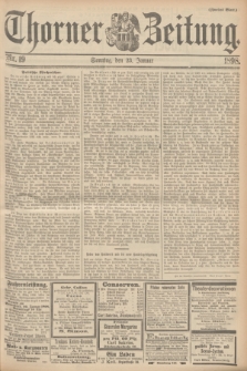 Thorner Zeitung. 1898, Nr. 19 (23 Januar) - Zweites Blatt